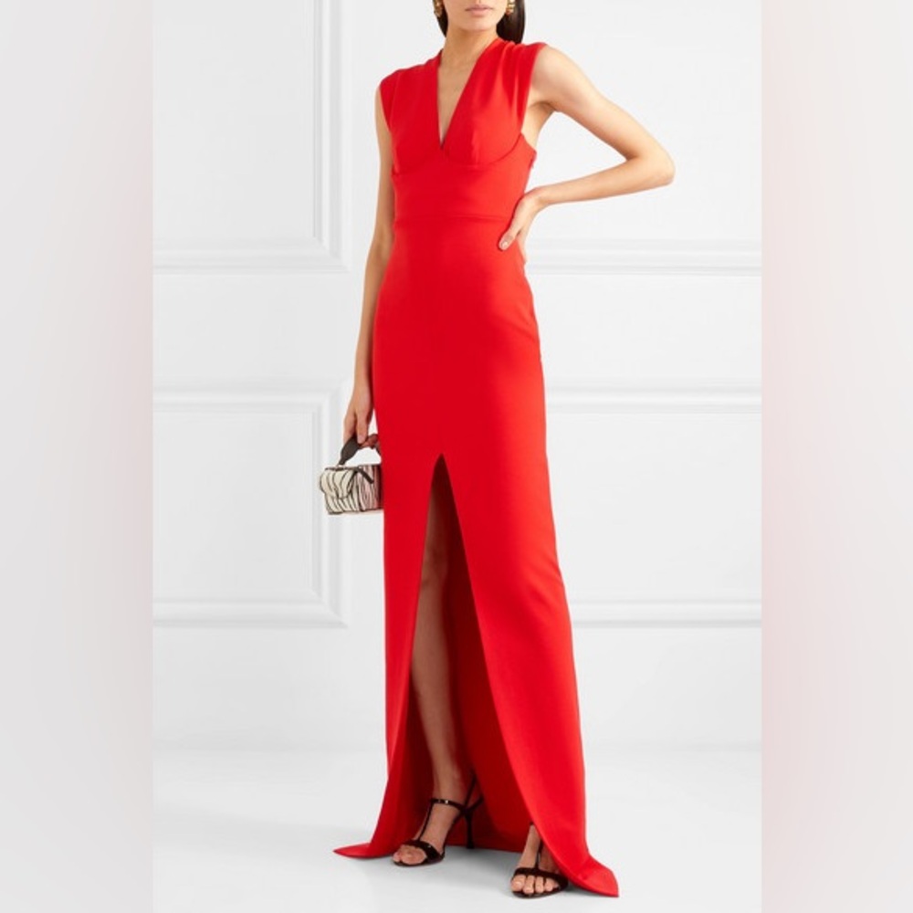 Solace London “Ziva” Crepe Maxi Dress  – Formal Evening Gown 💌